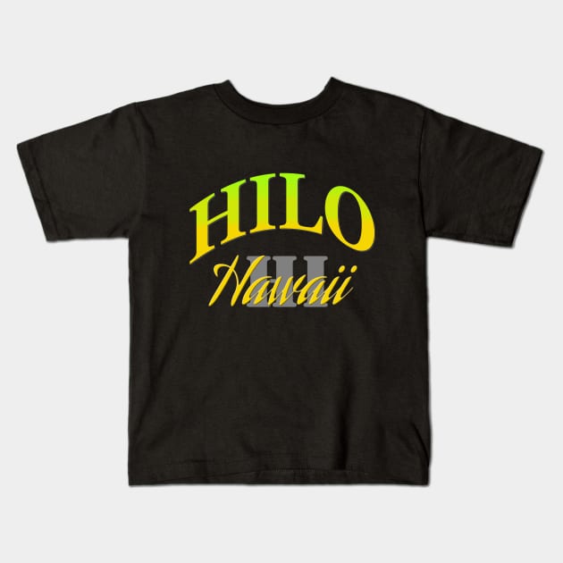 City Pride: Hilo, Hawaii Kids T-Shirt by Naves